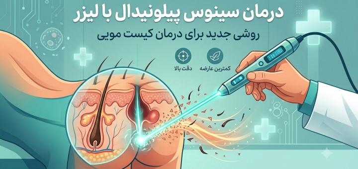 درمان سینوس پیلونیدال با لیزر؛ روشی جدید برای درمان کیست مویی